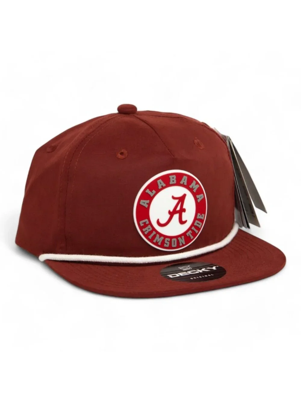 Alabama Crimson Tide 3D Classic Rope Hat- Cardinal/ White